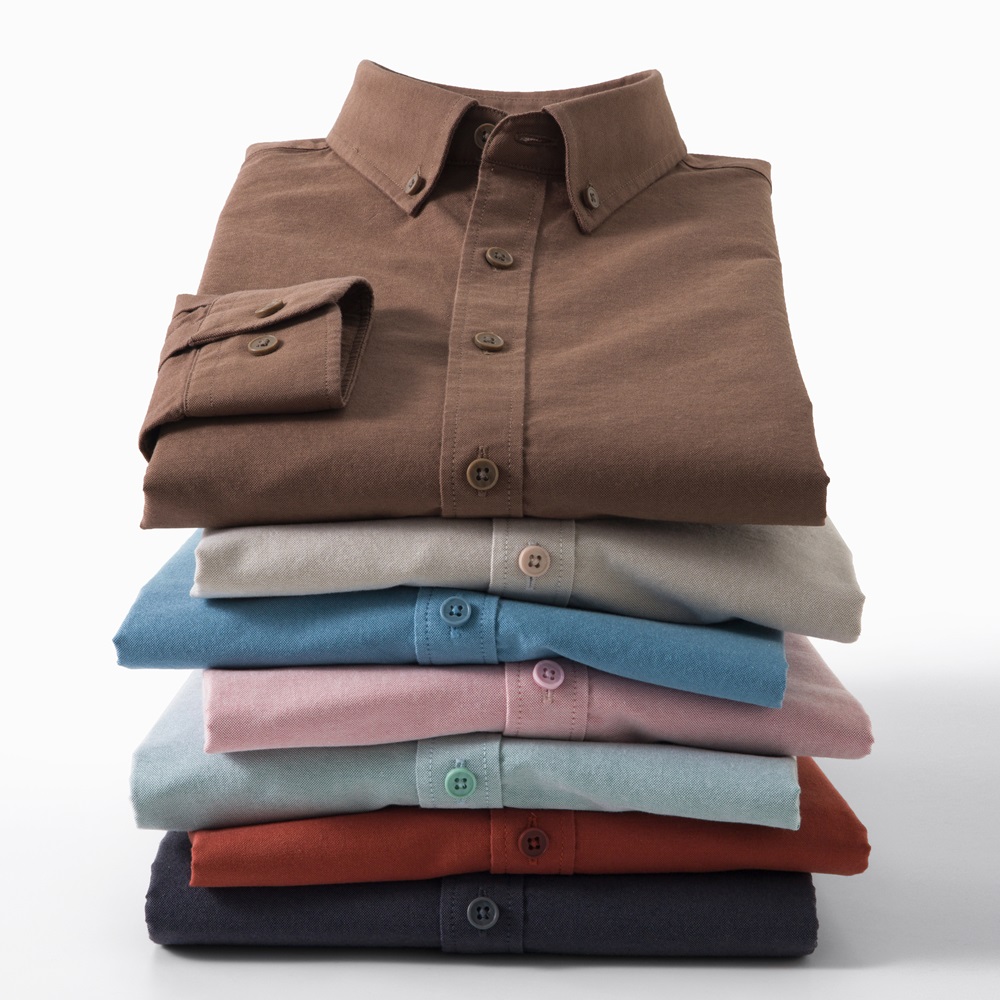 Mandarin Collar Formal Shirt Slim Fit - قميص أكسفورد رجالي جديد لعام 2026