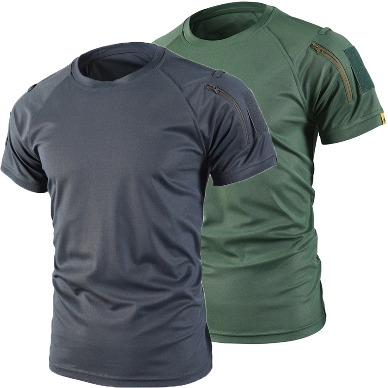 Tactical Military Shirt Cargo - الرجال الرياضة الصيف العسكرية تيز سريعة