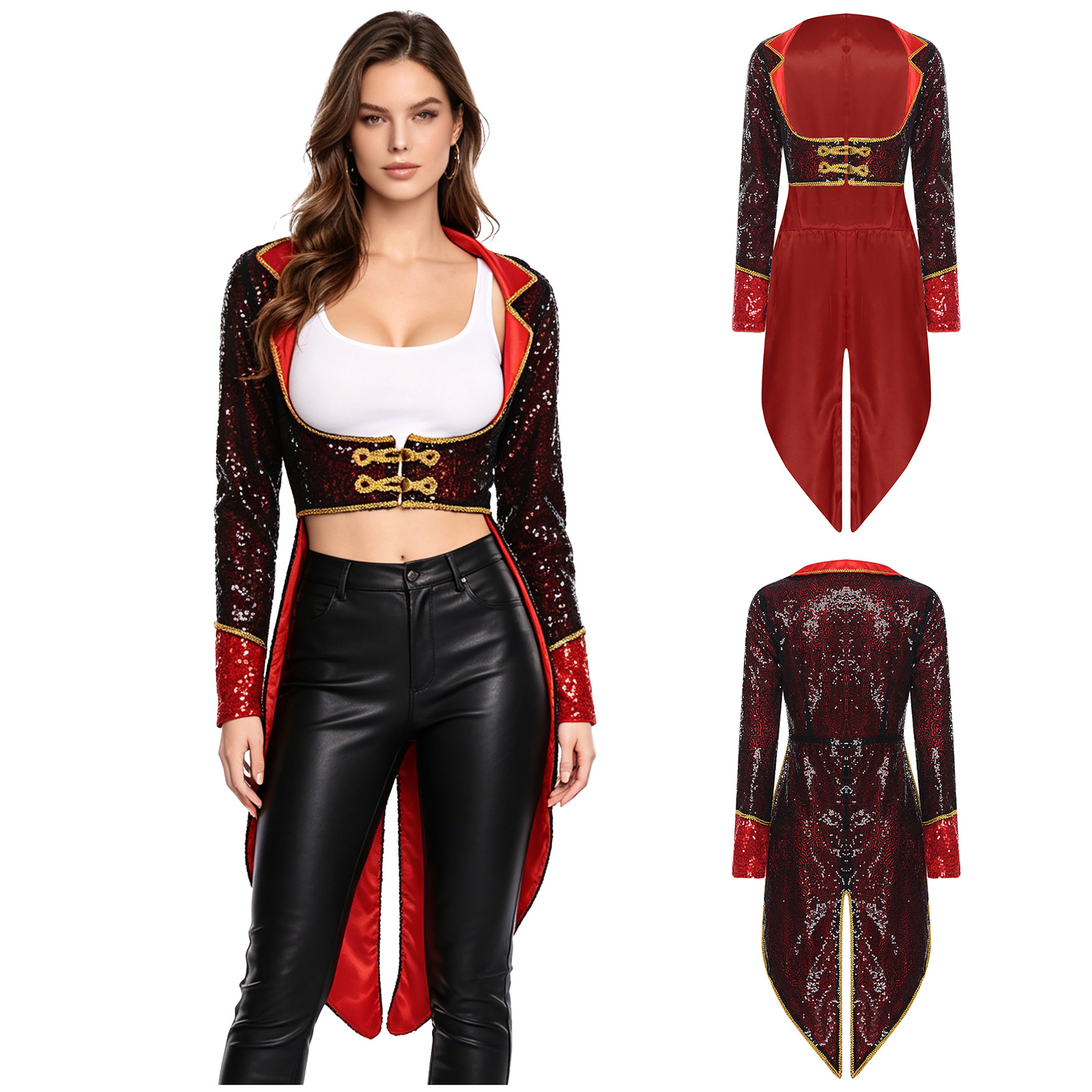 Jackets - معطف طويل للسيدات بتصميم ملك السيرك،
