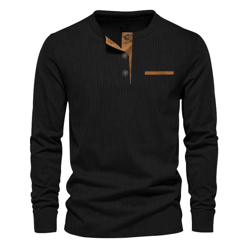 جديد الرجال طويلة الأكمام تي ش - مراجعة Corduroy Button Up Shirt Men وسعره