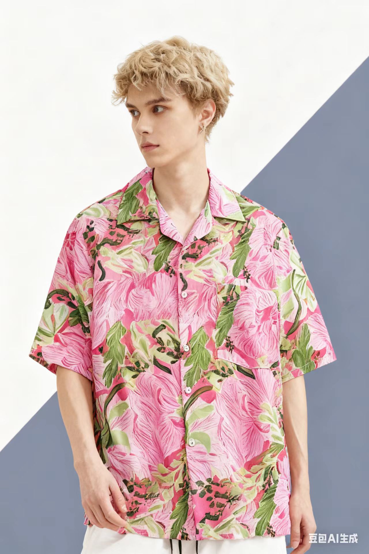 خمر الشاطئ Blusas مهنة الوردي  - مراجعة Vintage Hawaiian Floral Shirt وسعره