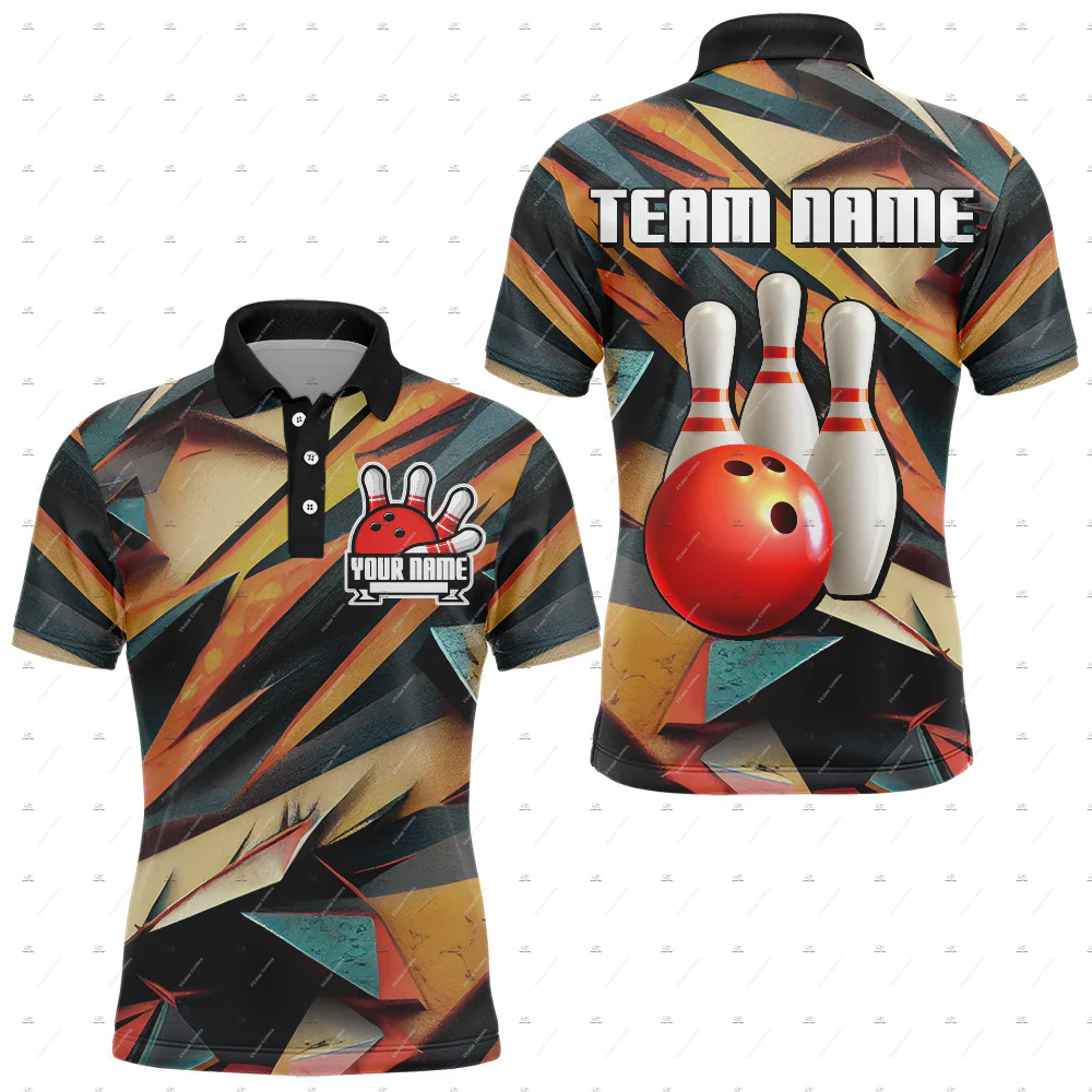 قمصان بولو صيفية بأكمام قصيرة  - مراجعة Short Sleeve Bowling Shirt Retro وسعره