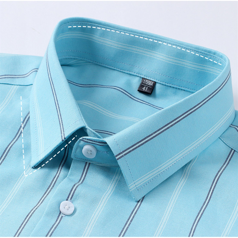 حجم كبير 11XL 10XL 9XL 8XL 100 - مراجعة Oxford Cotton Casual Shirt Business وسعره