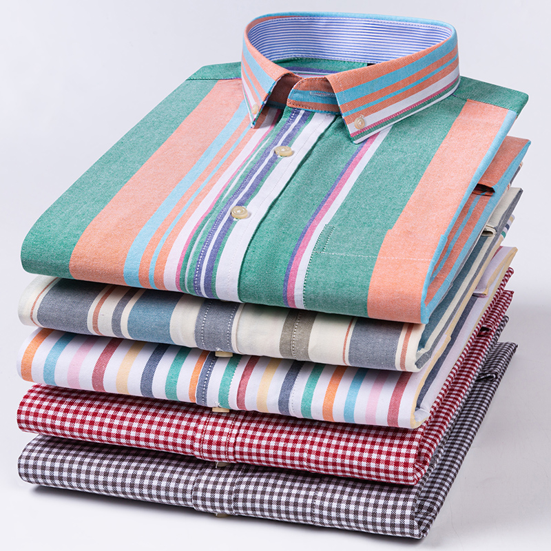 القطن الخالص عالية الجودة الأع - مراجعة Oxford Cotton Casual Shirt Business وسعره