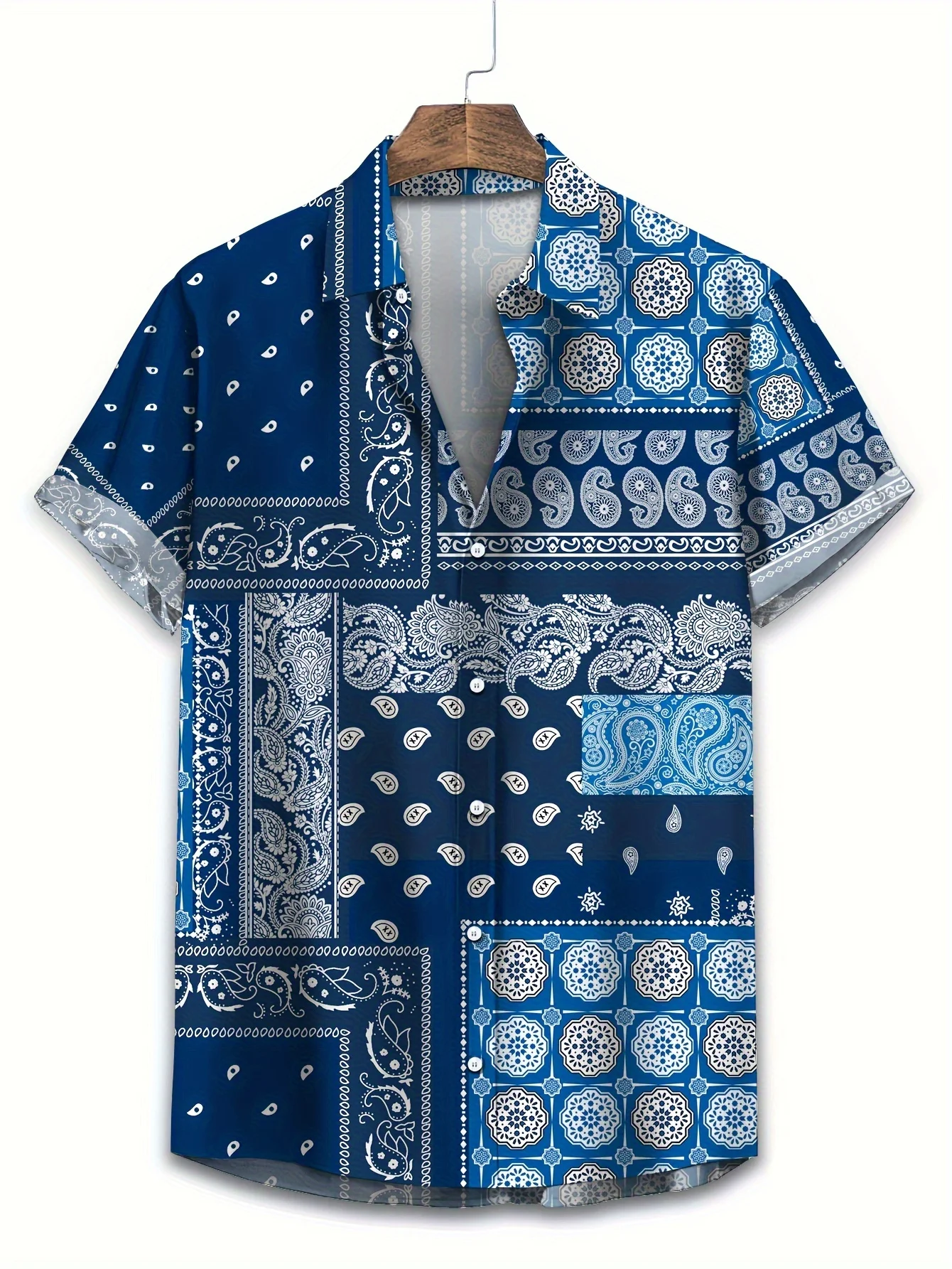 قميص هاواي رجالي متعدد الأنماط - مراجعة Vintage Hawaiian Floral Shirt وسعره