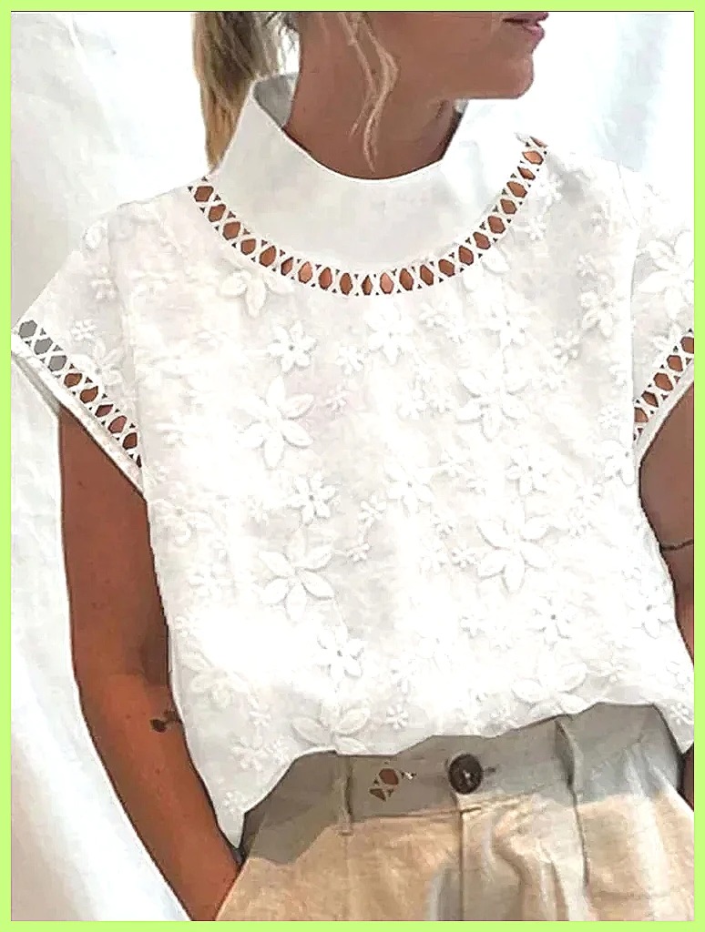 قميص نسائي من القطن والكتان، ب - مراجعة Shirts وسعره