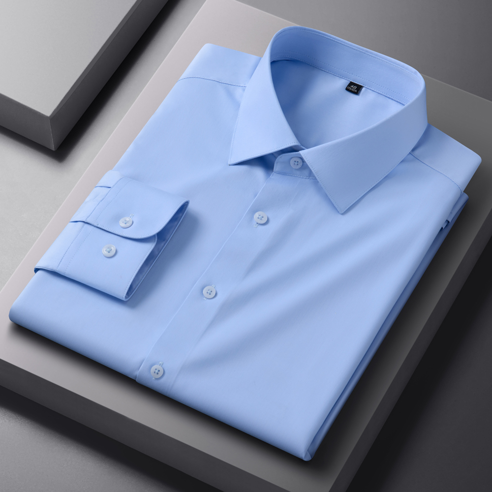 قميص رجالي رسمي كاجوال مقاوم ل - مراجعة Breathable Bamboo Fiber Shirt Non Iron وسعره
