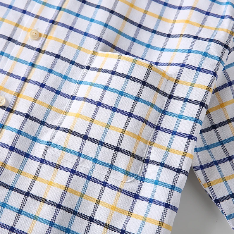 قمصان رجالية قطن 100% بأكمام ط - مراجعة Oxford Cotton Casual Shirt Business وسعره