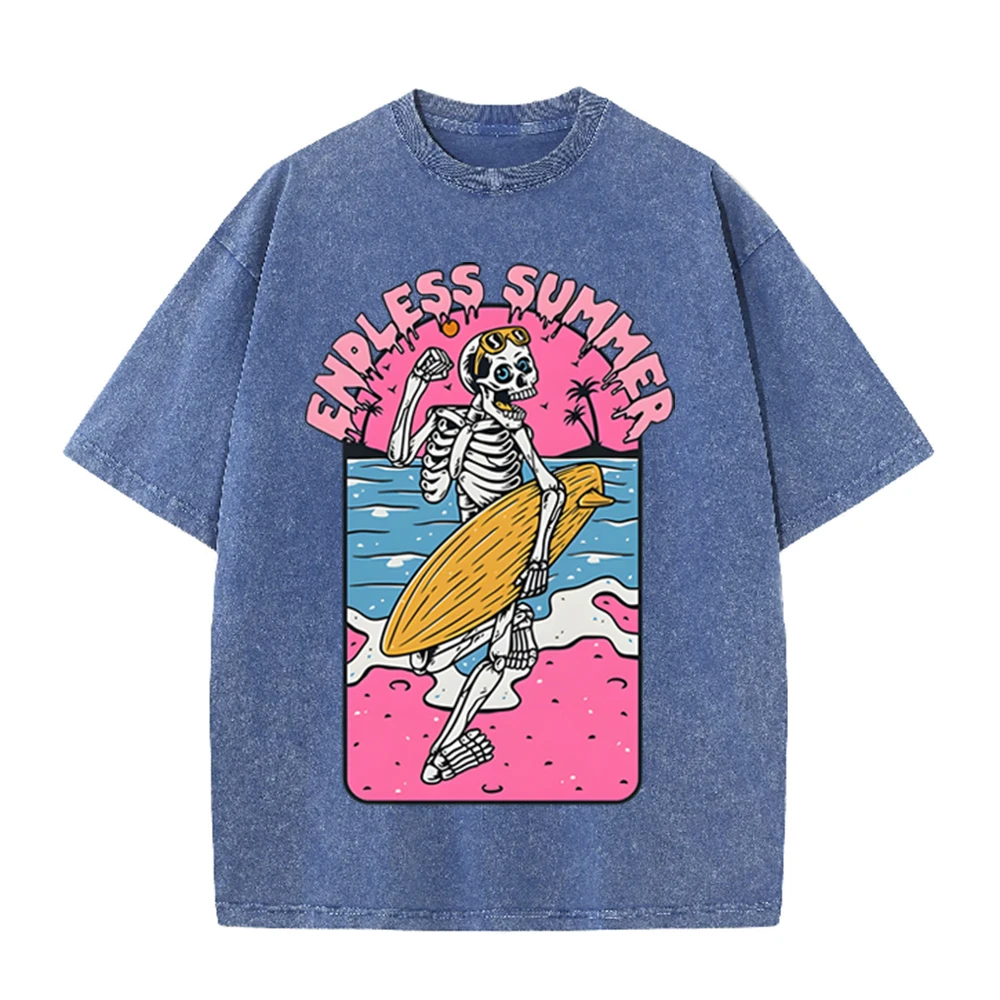 تي شيرت أسود مغسول بحمض بتصميم - مراجعة Acid Wash Vintage Graphic T Shirt وسعره