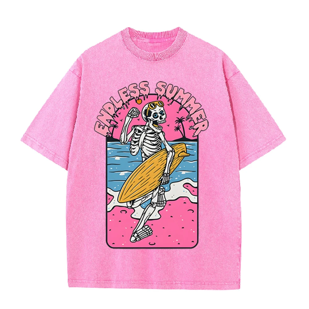 تي شيرت أسود مغسول بحمض بتصميم - مراجعة Acid Wash Vintage Graphic T Shirt وسعره