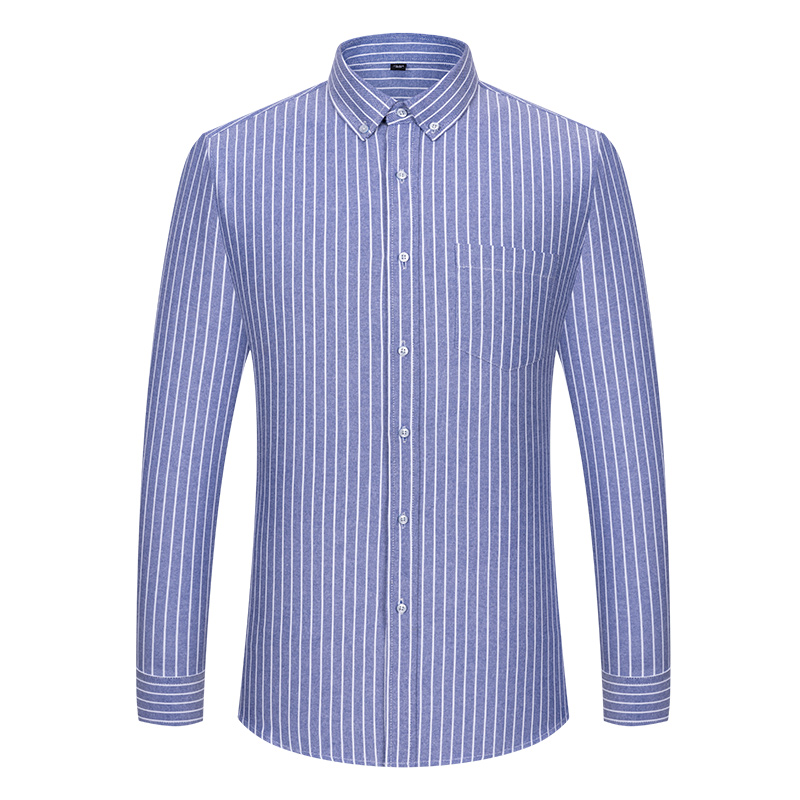 100% القطن تنفس الرجال أكسفورد - مراجعة Oxford Cotton Casual Shirt Business وسعره