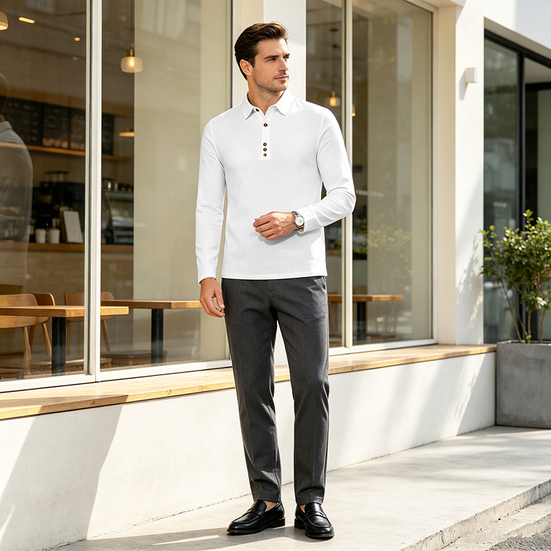 قميص رجالي من القطن والكتان بأ - مراجعة Mens Linen Shirt Long Sleeve وسعره