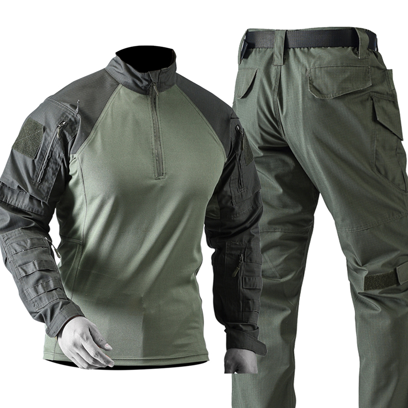 أطقم زي قتالي تكتيكي للرجال، ق - مراجعة Tactical Military Shirt Cargo وسعره