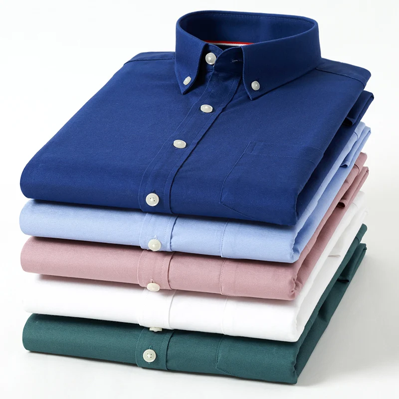 2023 جديد القطن الخالص أكسفورد - مراجعة Oxford Cotton Casual Shirt Business وسعره