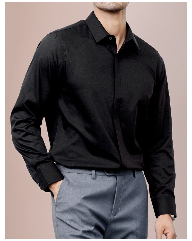 قميص رجالي حريري جديد لربيع وخ - مراجعة Mens Satin Silk Dress Shirt وسعره