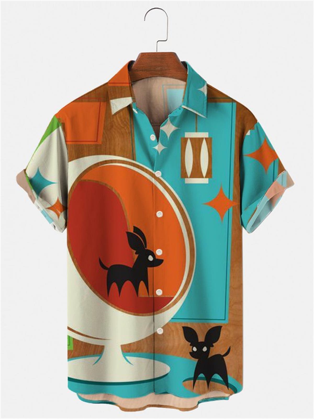 قميص هاواي رجالي، قميص بنقشة ز - مراجعة Vintage Hawaiian Floral Shirt وسعره