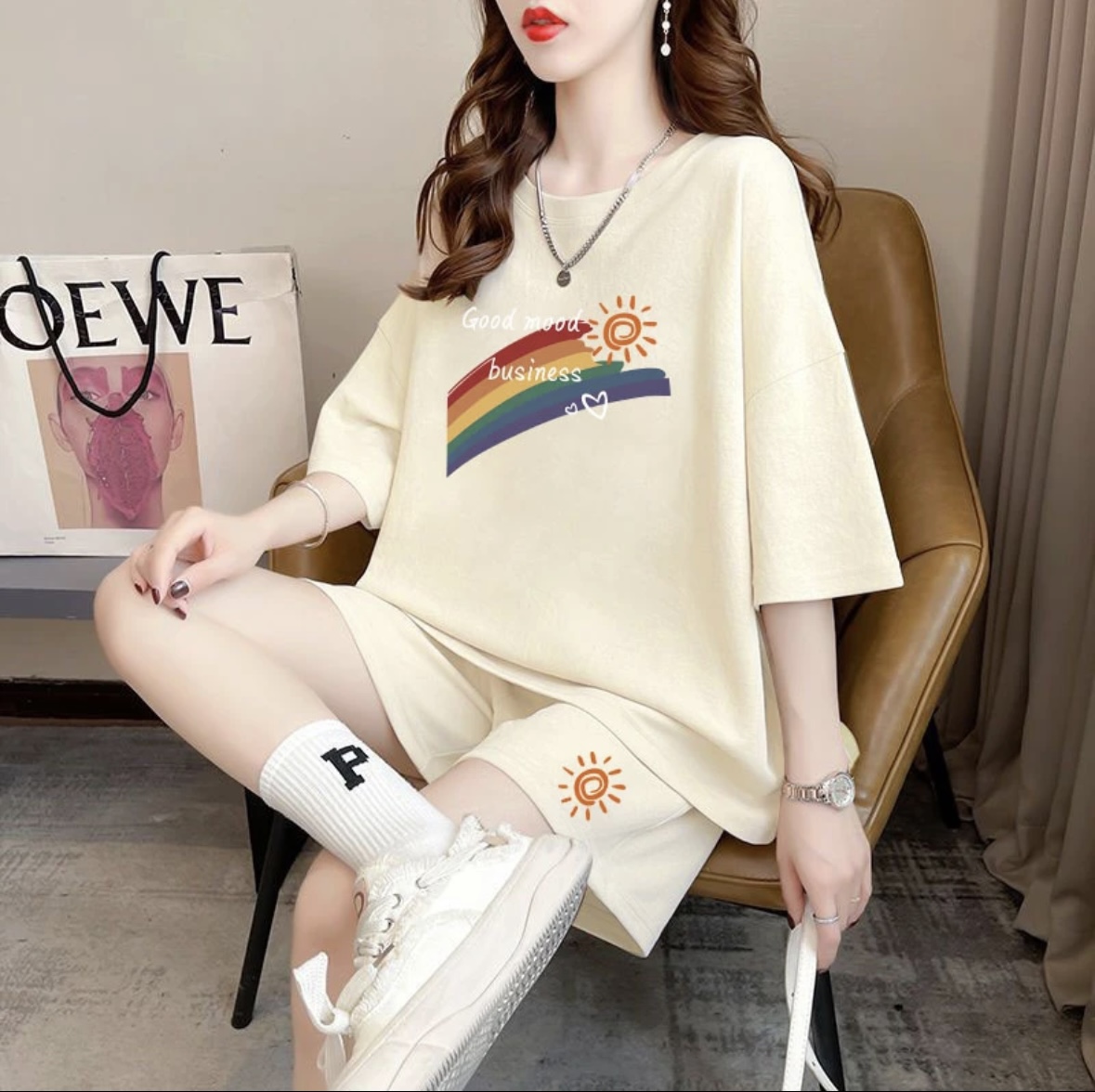 طقم شورت صيفي نسائي عصري، ملاب - مراجعة Shirts وسعره